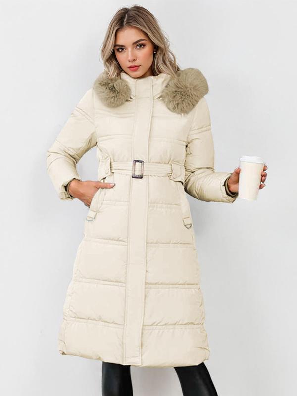 Naomi | Stylish Plush Coat with Waist Tie for Cosy Autumn & Winter
