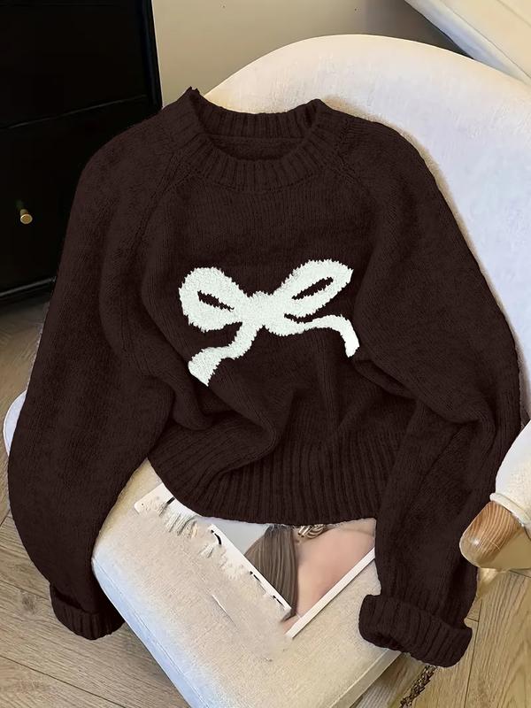 Gabrielle | Elegant Bow Knit Sweater for Autumn & Winter Fashion