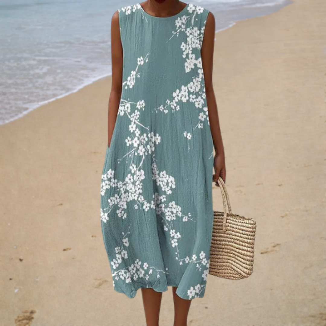 Comfortable Sleeveless Spring Dress