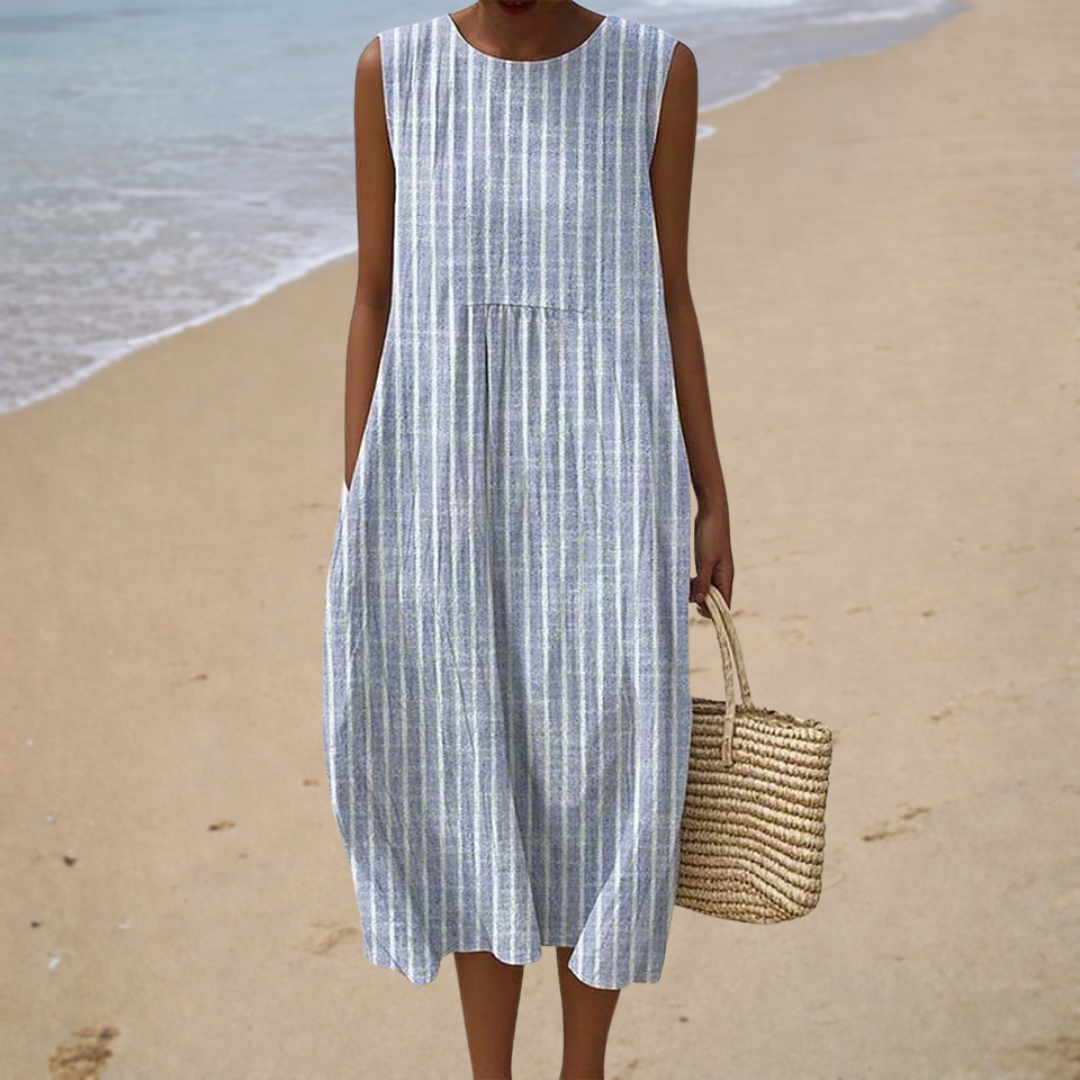 Comfortable Sleeveless Spring Dress