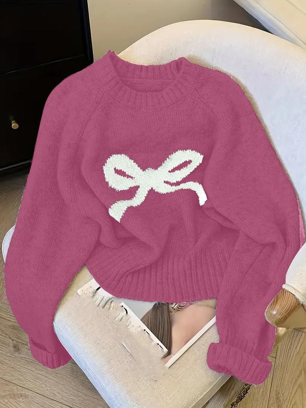 Gabrielle | Elegant Bow Knit Sweater for Autumn & Winter Fashion