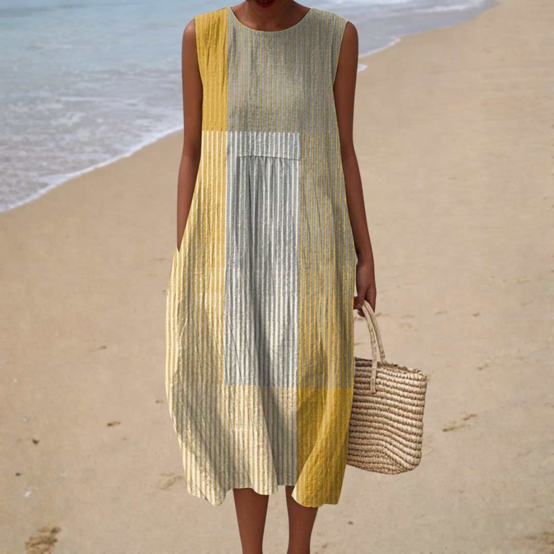 Comfortable Sleeveless Spring Dress
