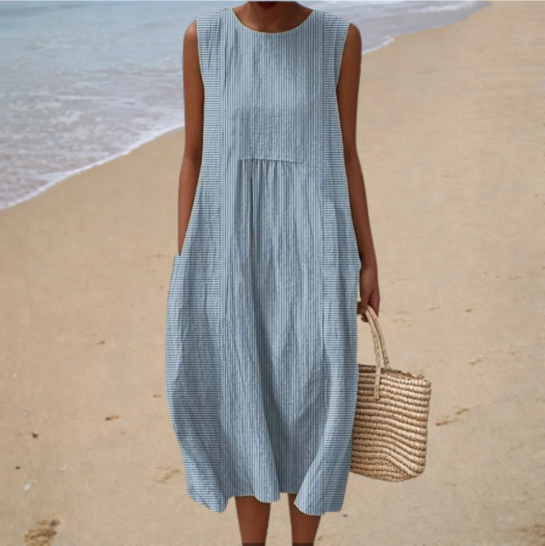 Comfortable Sleeveless Spring Dress