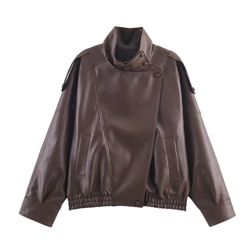 Emily | Stylish Modern Oversized Moto Jacket