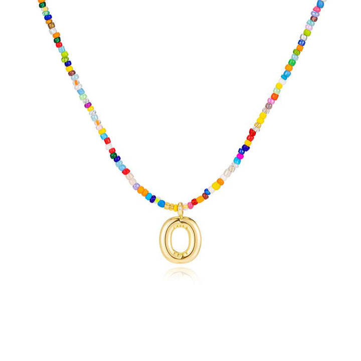 Naomi | Colourful Bubble Letter Necklace