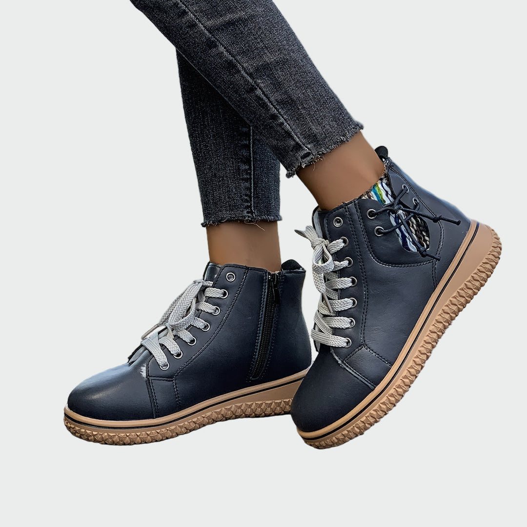 Armgard | Orthopedic leather ankle boots