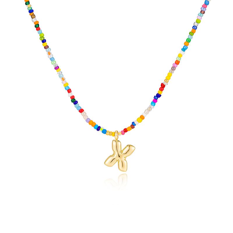 Naomi | Colourful Bubble Letter Necklace