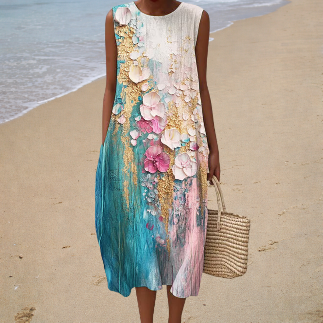 Comfortable Sleeveless Spring Dress