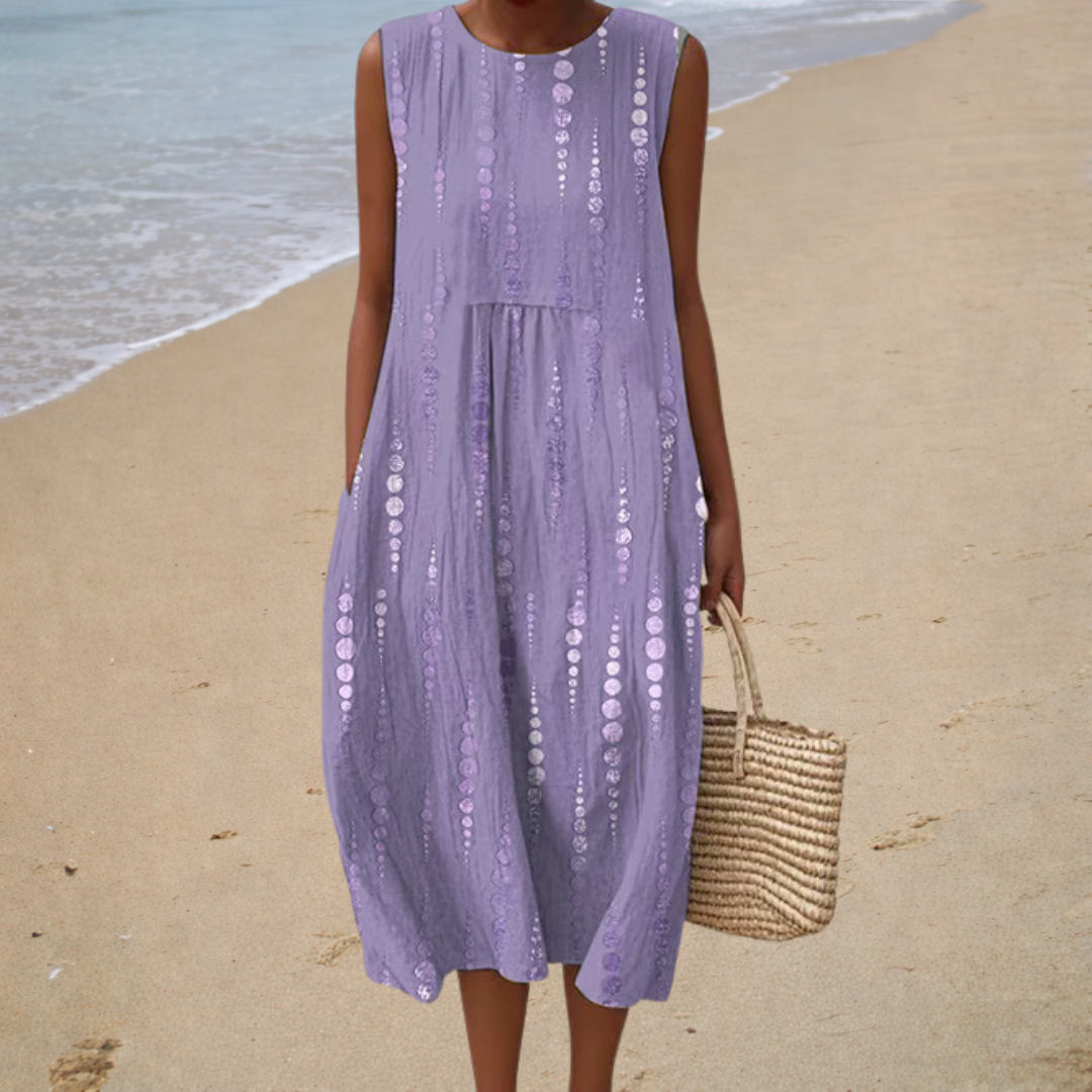 Comfortable Sleeveless Spring Dress