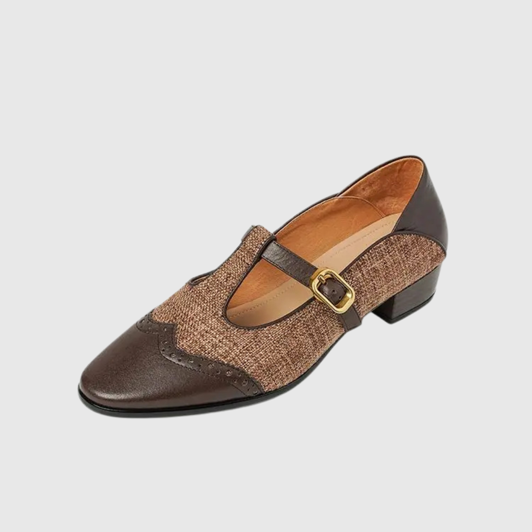 Ella vintage buckle shoes