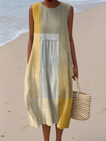Silke | Midi dress with print
