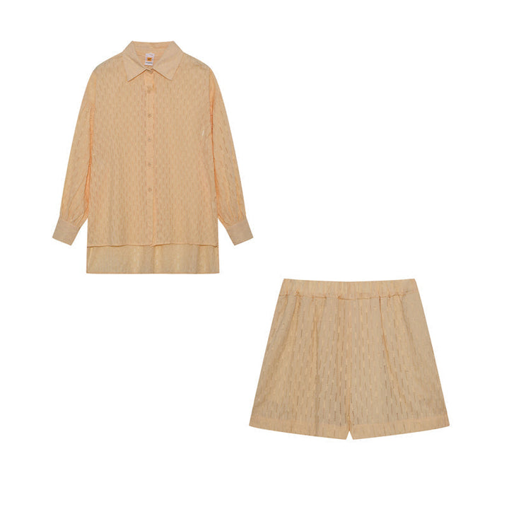 Evie | Lightweight blouse and shorts set
