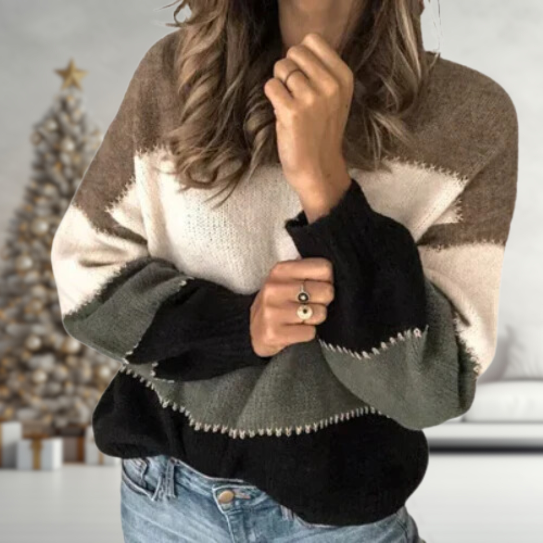 India | Colourblock Knit Sweater