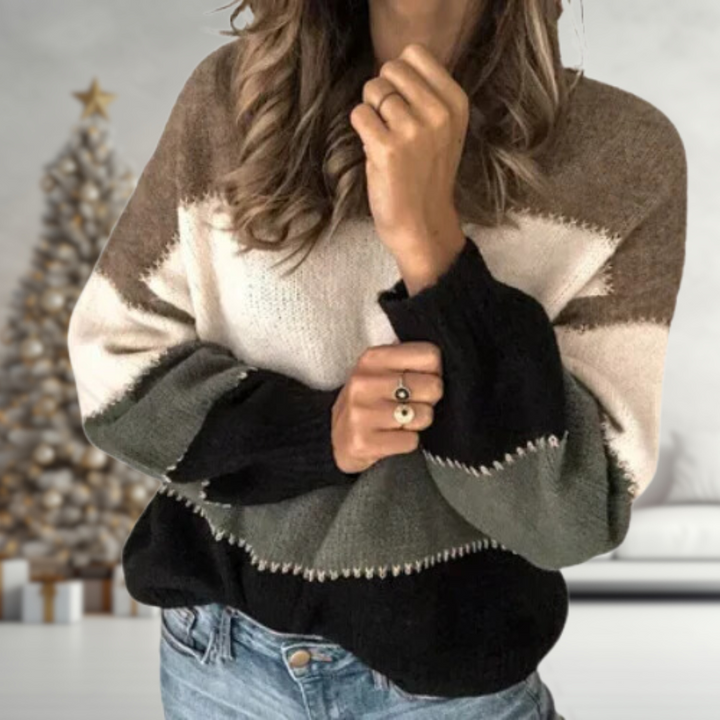 India | Colourblock Knit Sweater