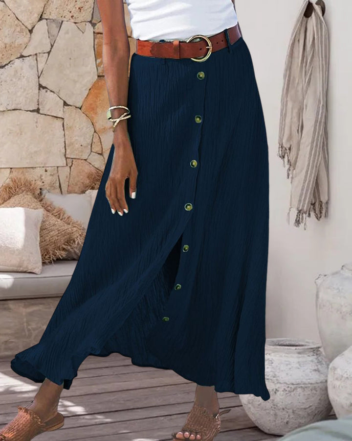 Millie | Flowing skirt with buttons