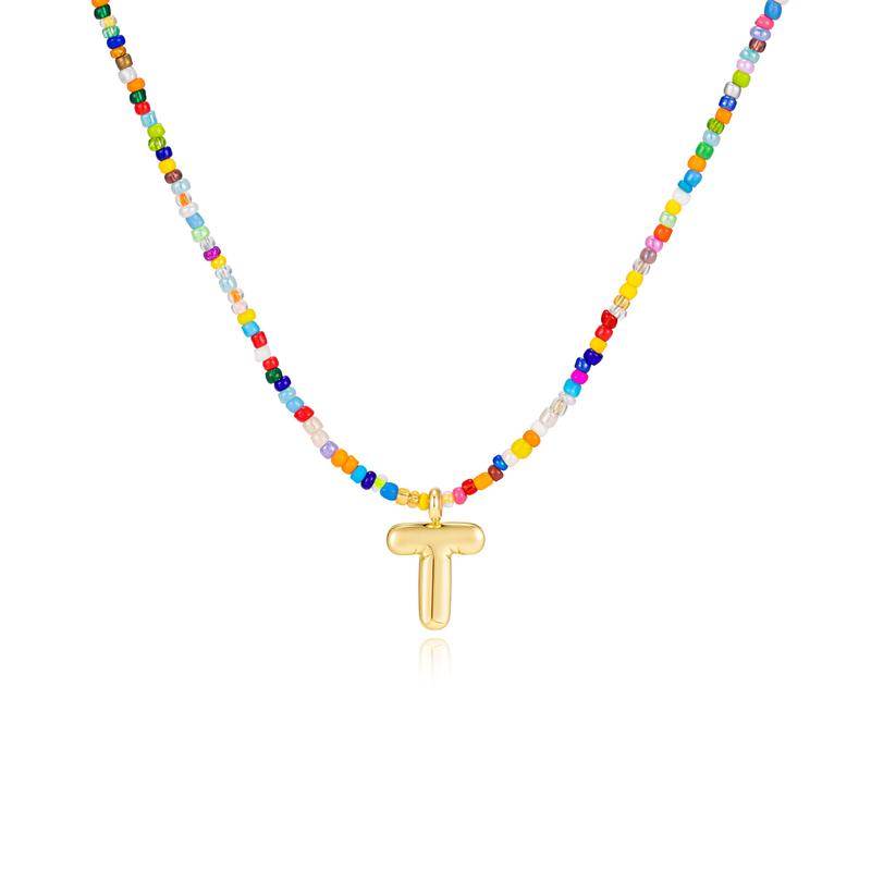 Naomi | Colourful Bubble Letter Necklace