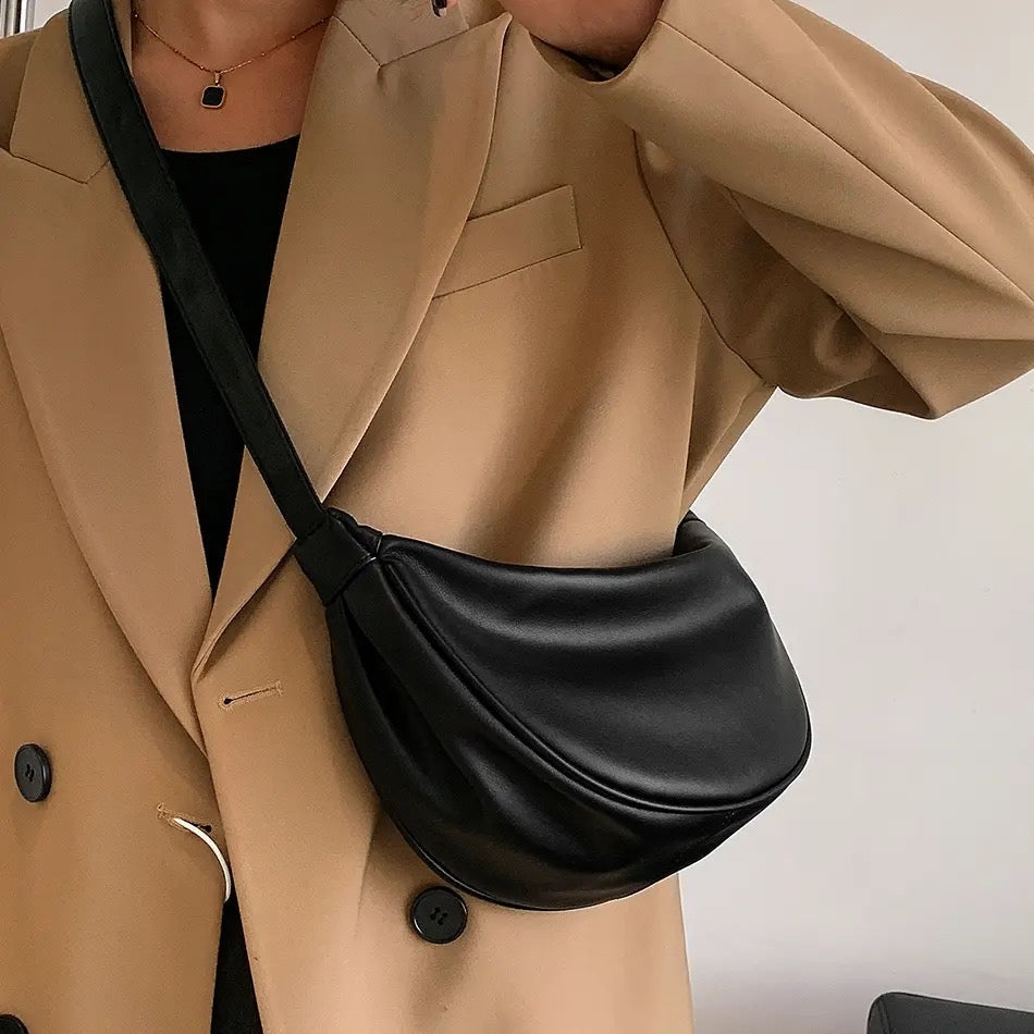 Rose | Pastel coloured leather bag