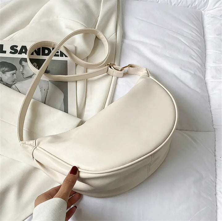 Rose | Pastel coloured leather bag