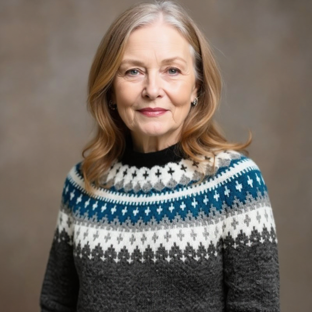 April | Vintage knit sweater