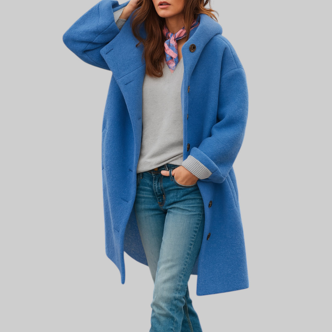 Rose | Comfortable mid-length everyday coat