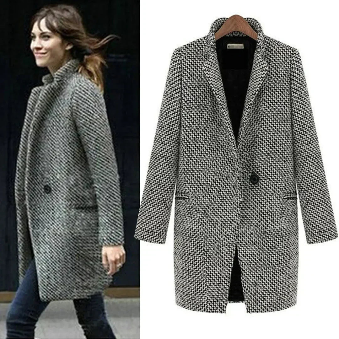 Caitlin | Long Wool Coat