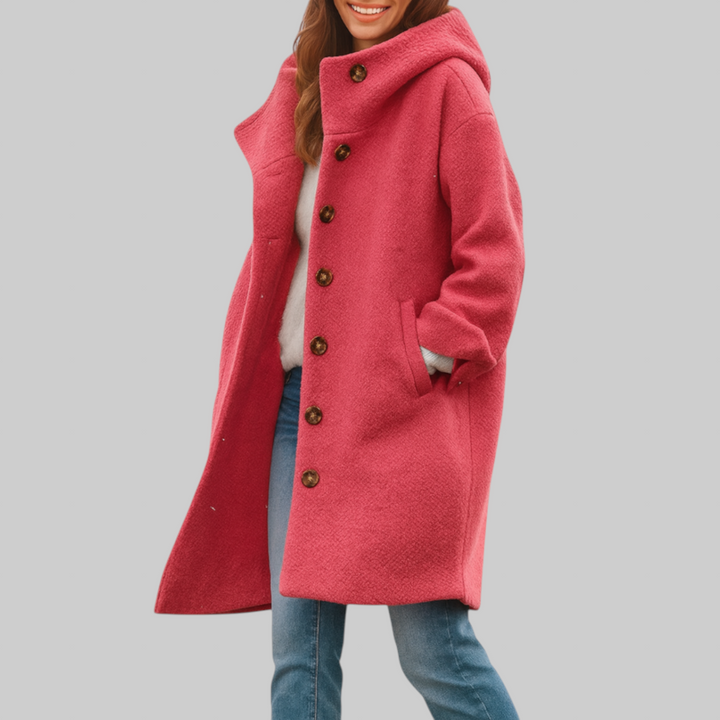 Rose | Comfortable mid-length everyday coat
