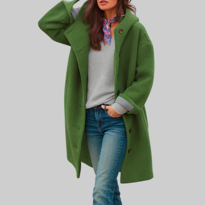 Rose | Comfortable mid-length everyday coat