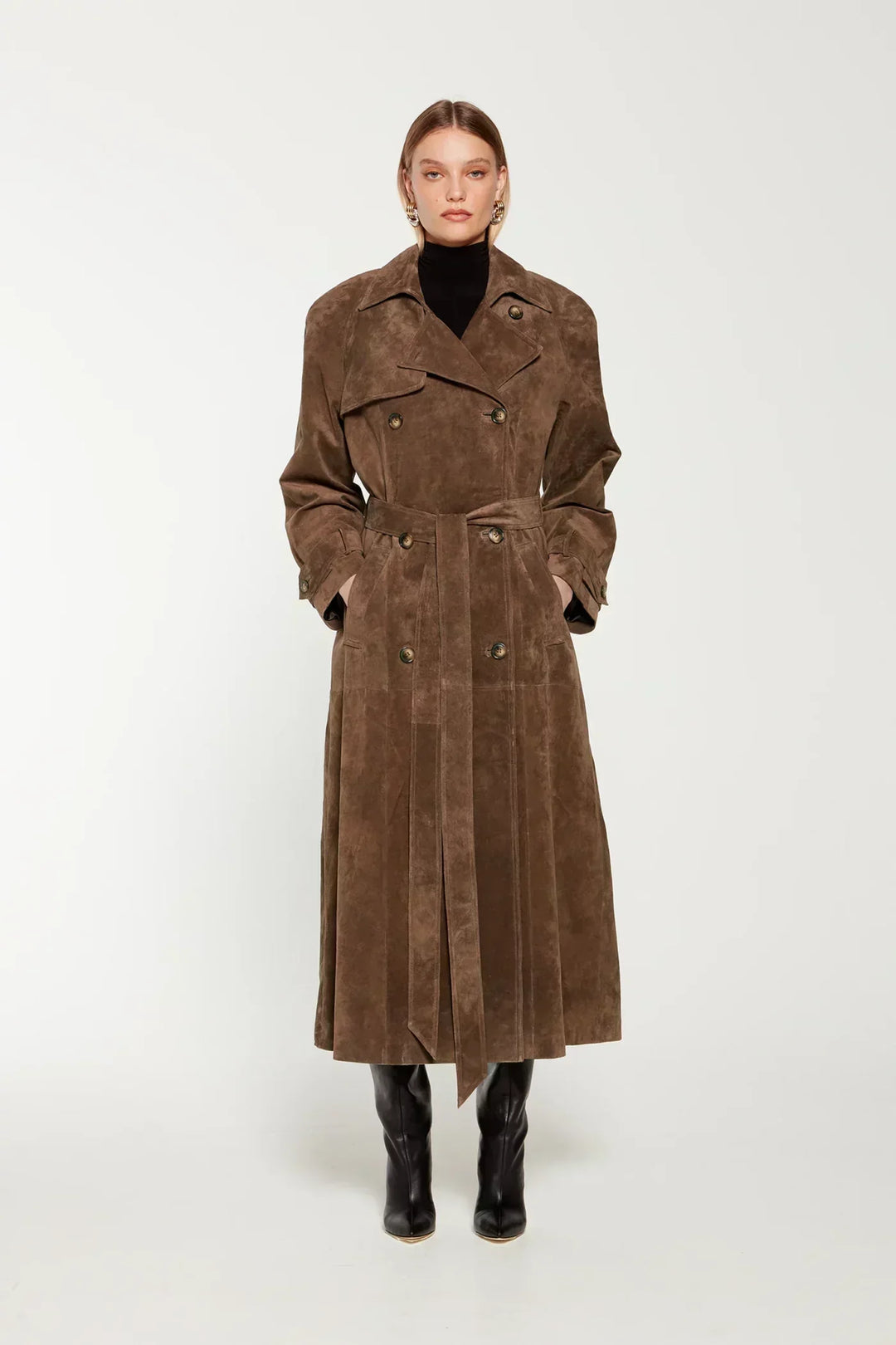 Tessa | Classic Belted Trench Coat