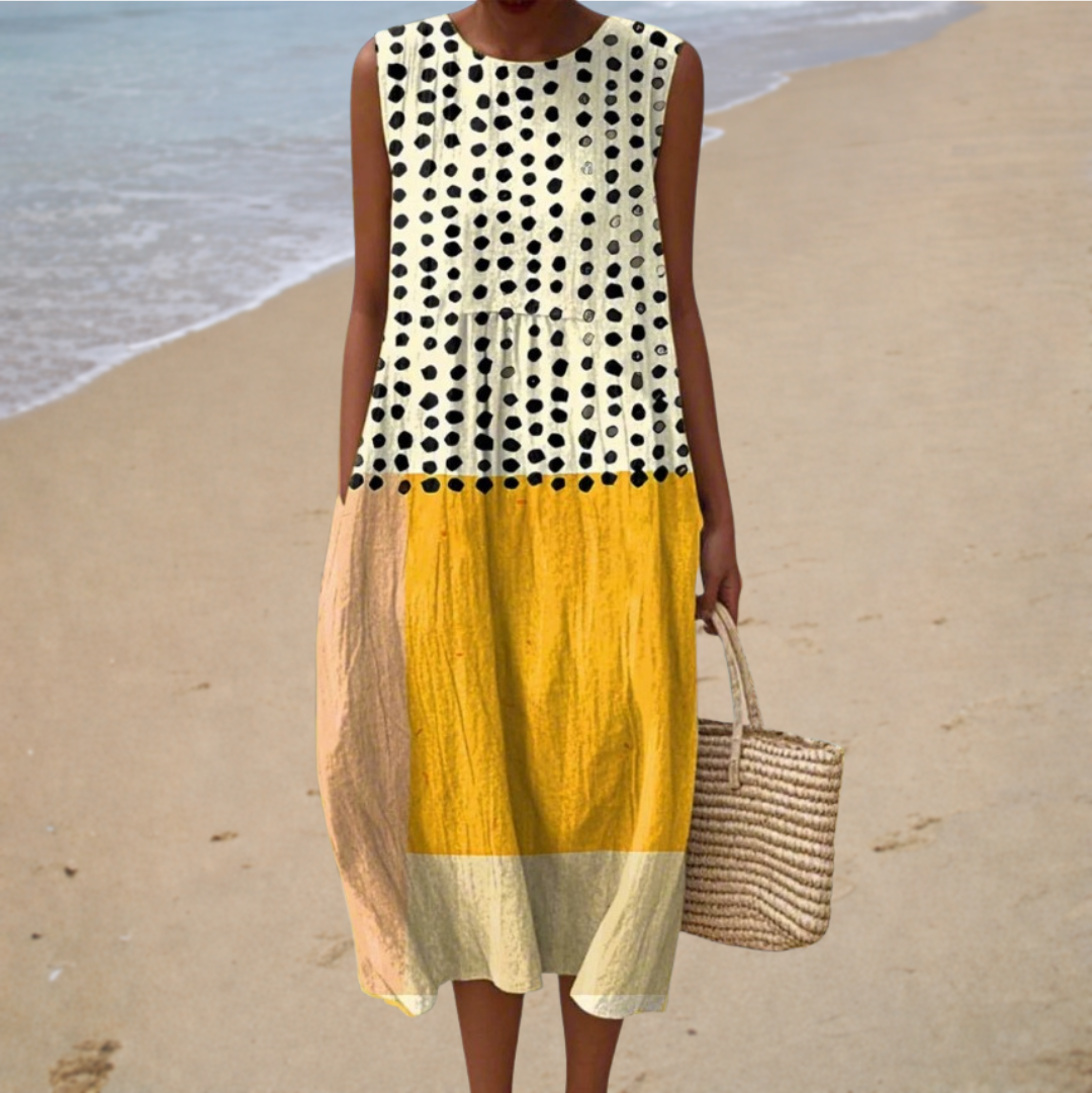Comfortable Sleeveless Spring Dress