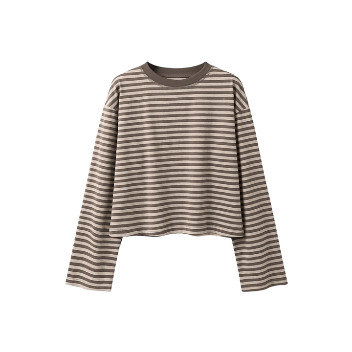 Madison | Relaxed Colourblock Striped Tee