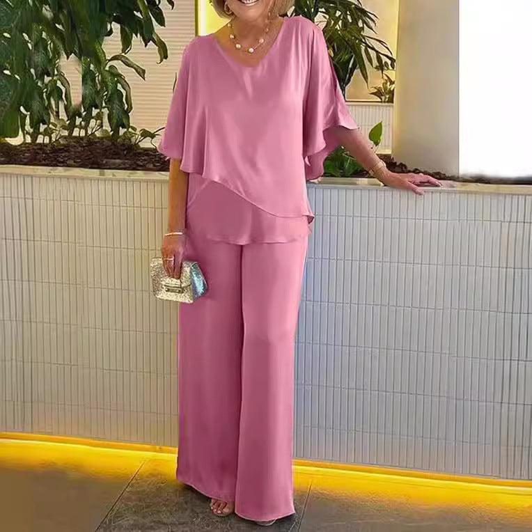 Martha | Wide-Leg Trouser Set