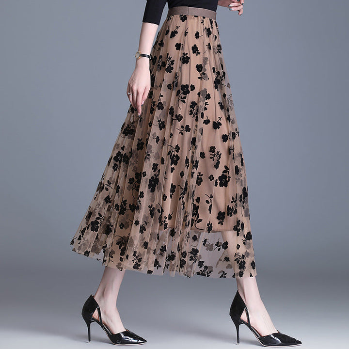 Eliza | Chic Floral Midi Skirt