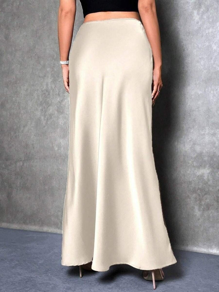 Sally | Satin High-Waist Skirt