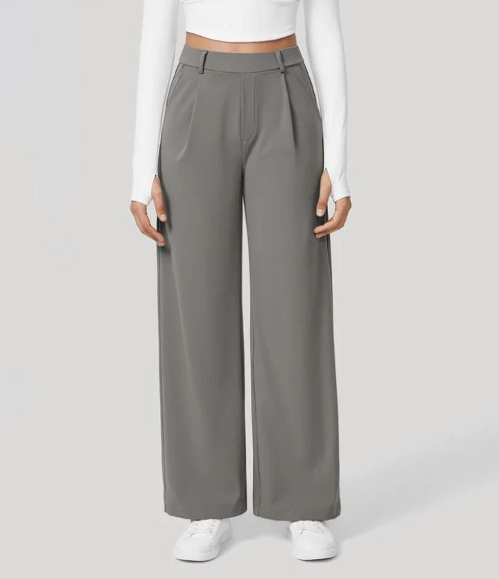 Tessa | Casual Wide Leg Minimalist Trouser