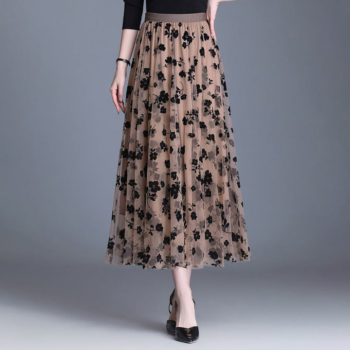 Eliza | Chic Floral Midi Skirt