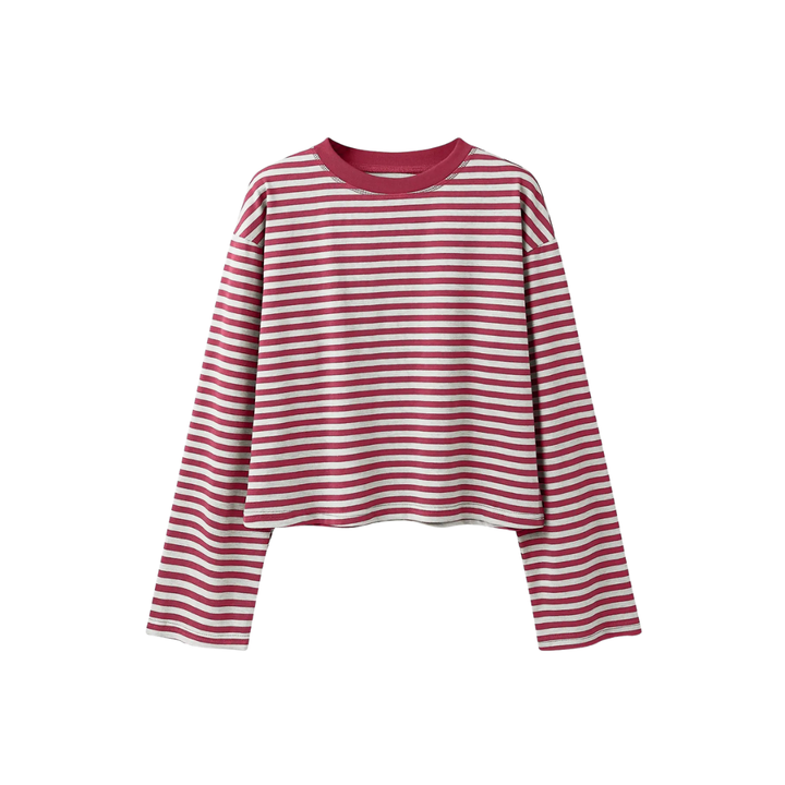 Madison | Relaxed Colourblock Striped Tee