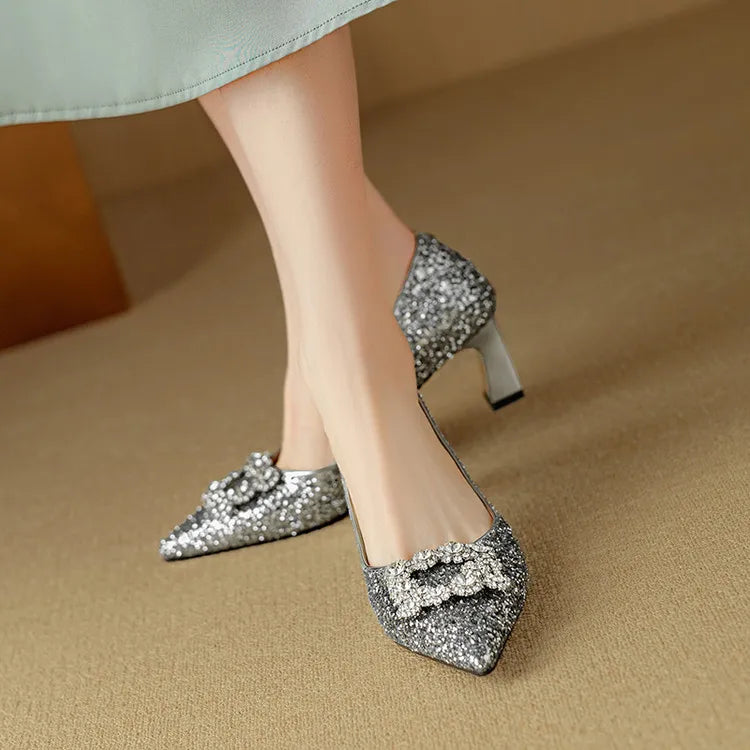 Hannah – glitter pumps