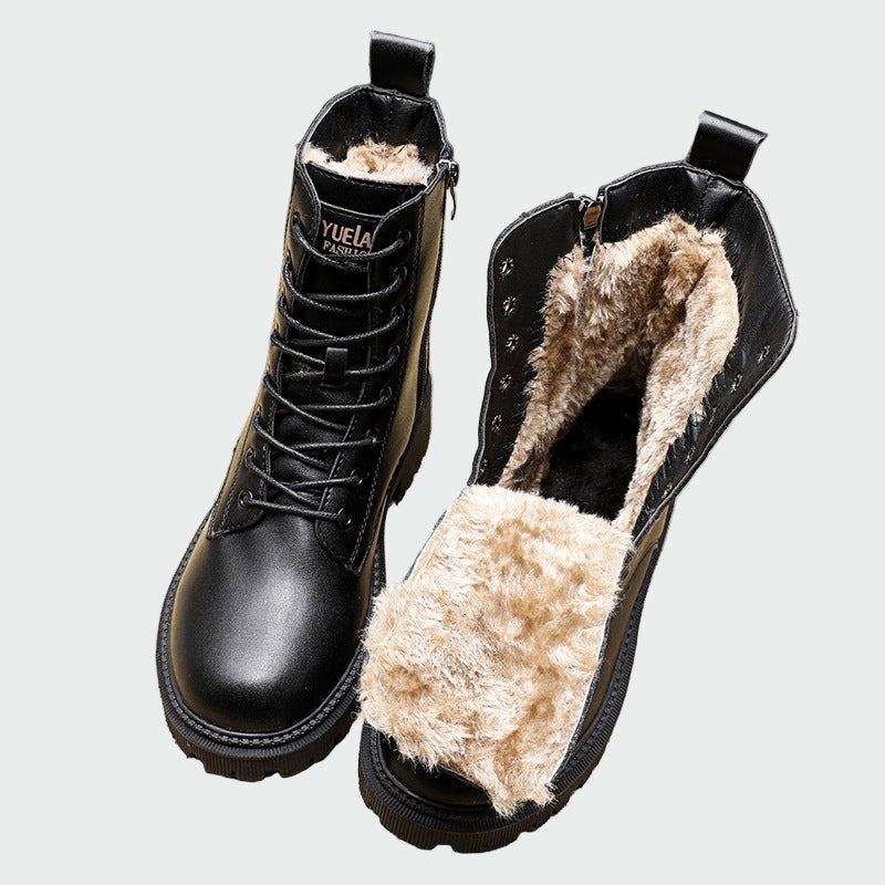 Berit | Winter leather ankle boots