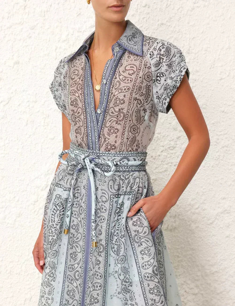 Magdalena | Printed two piece boho set