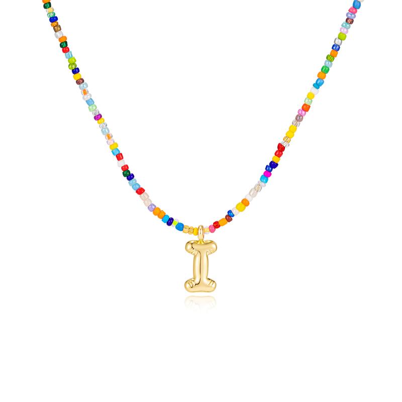 Naomi | Colourful Bubble Letter Necklace
