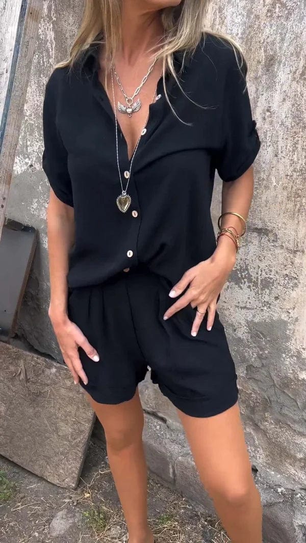 Magdalena | Airy buttoned set