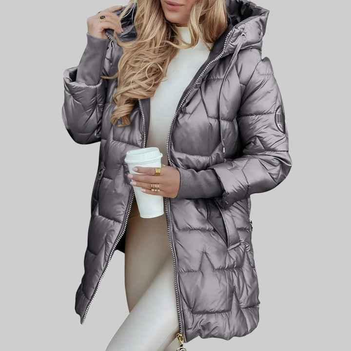 Georgia | Elegant autumn coat with hood
