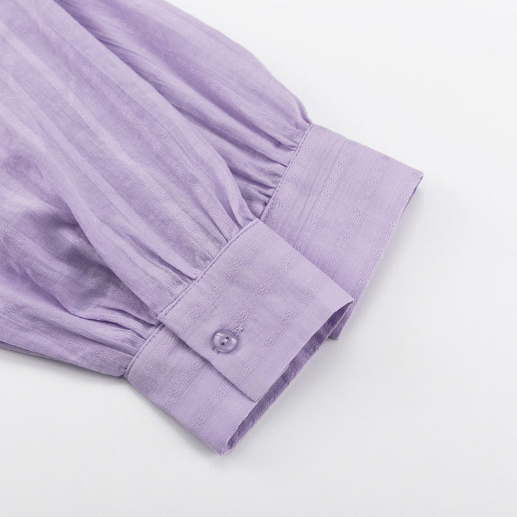 Hannah | Airy set consisting of a buttoned blouse and shorts