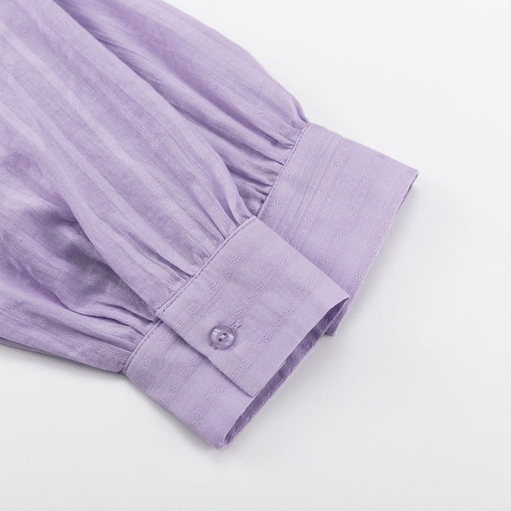 Hannah | Airy set consisting of a buttoned blouse and shorts