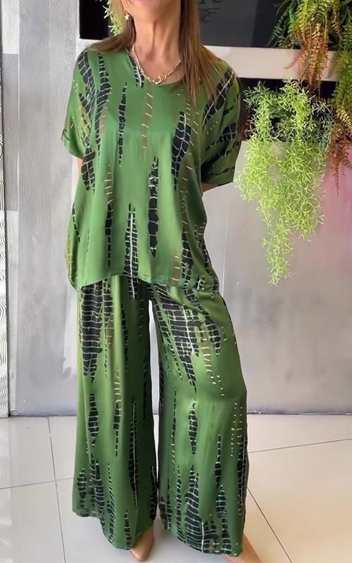Zoe | Casual printed set