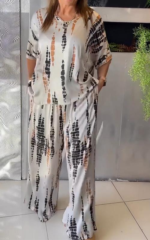 Zoe | Casual printed set