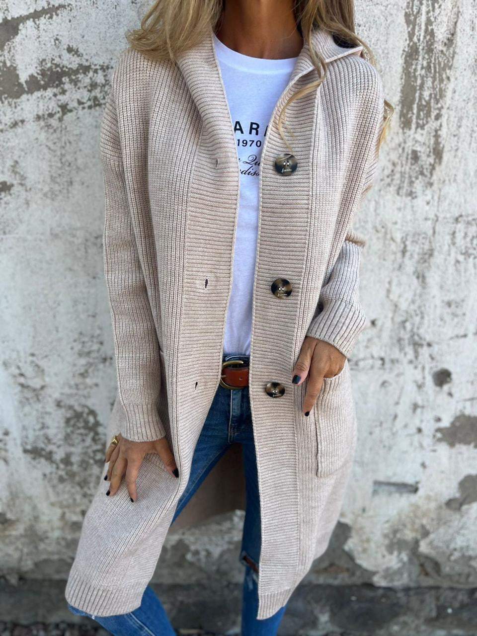 Felicity | Chic Long Knit Cardigan